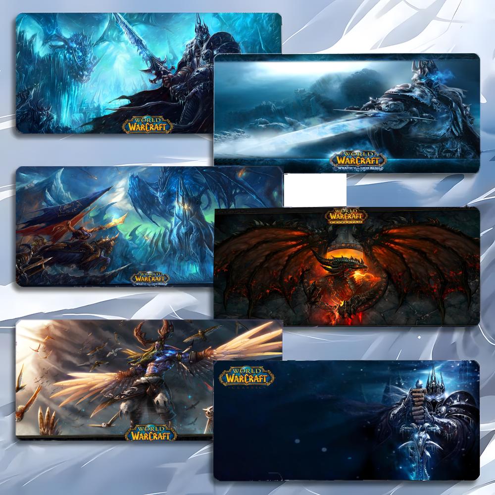 Pc Gaming World Of Warcraft - ゲームMMORPG World of Warcraftマウスパッドマウスパッド大型ゲーミングロックエッジ厚みのあるPCテーブルデスクマット