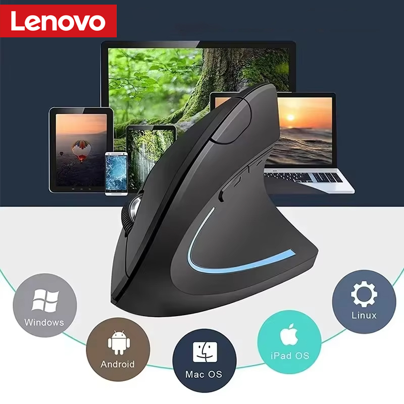 Pc Gaming Lenovo - レノボ ワイヤレス垂直マウス 充電式 パーソナライズド サイドグリップ 人間工学に基づいた