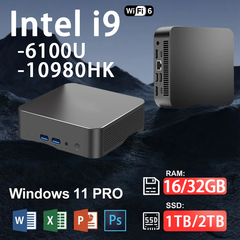 Pc Gaming I3 - ミニPC Windows 11 Intel Core i9