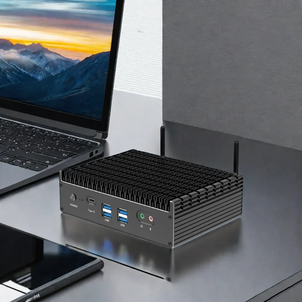 新型ファンレスミニゲーミングPCベアボーン産業用I3 I5  - Pc Gaming I3 のレビューと価格