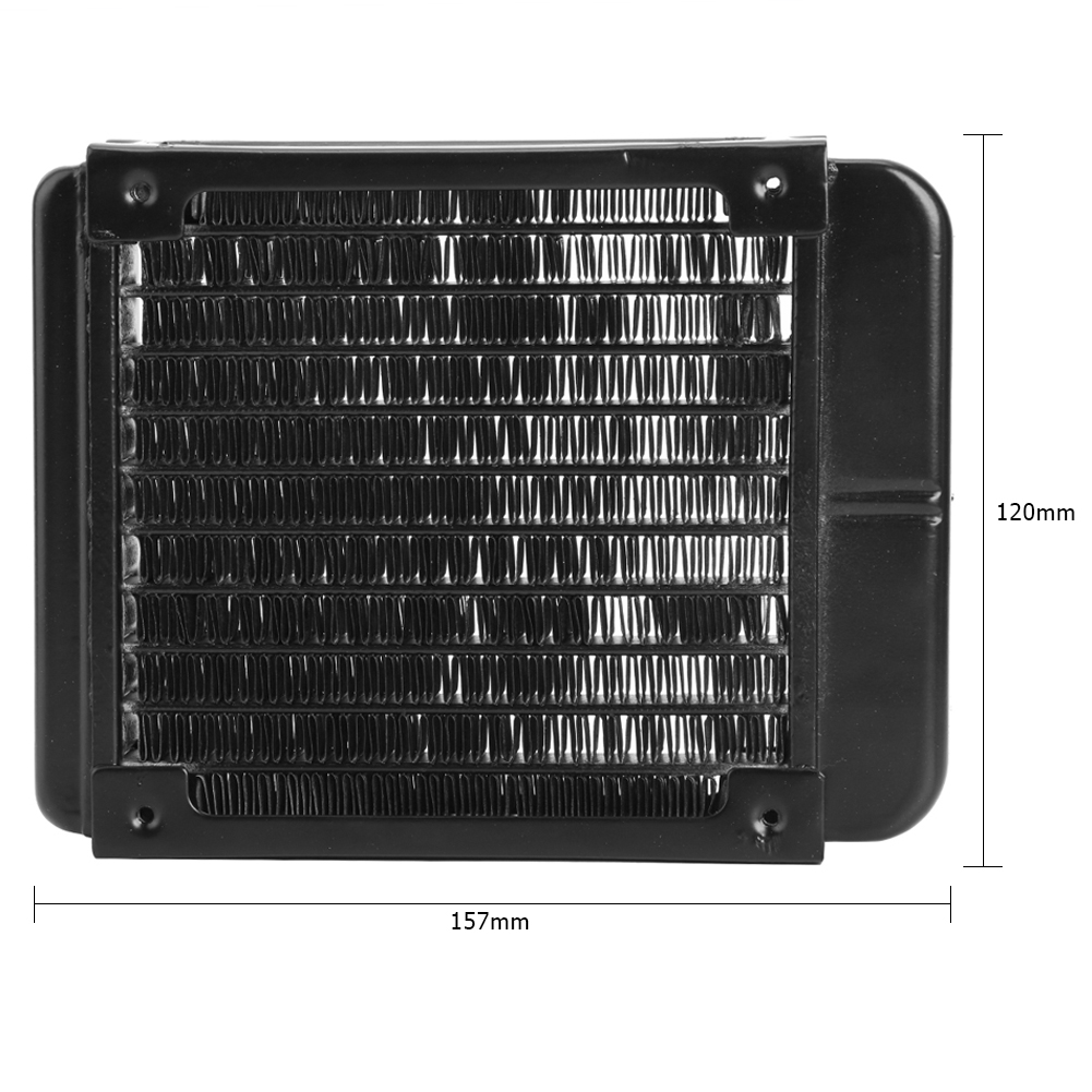 120mm水冷ラジエーター G1/4ネジ ヒートローラジエー - Pc Water Cooling のレビューと価格