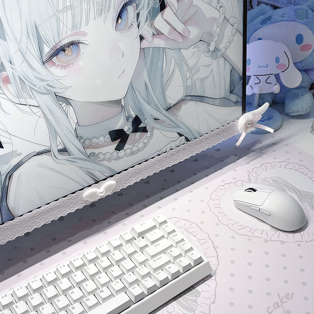 新しいスクリーンデコレーション、白いレースのモニタートリム、 - Pc Zotac Gaming のレビューと価格