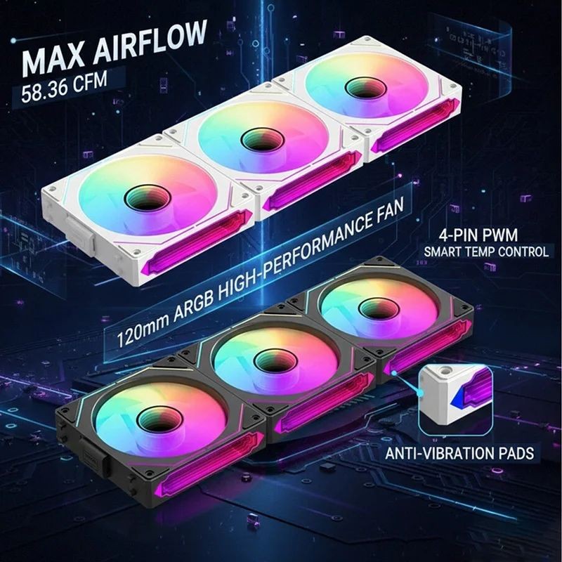 LDPCSJ 360mm モジュラーワイヤレススプライシング - Pc Water Cooling のレビューと価格