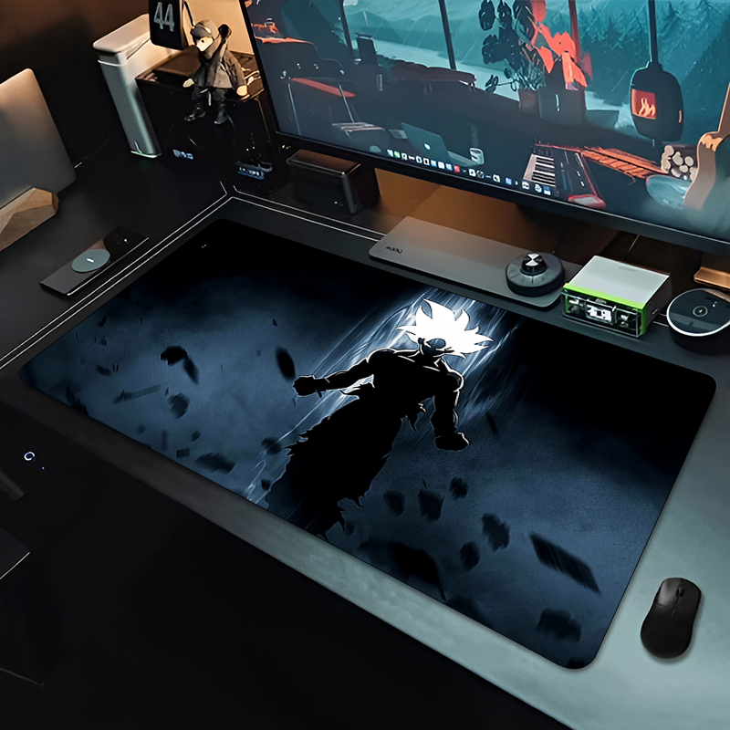 DBZ ブラックアニメマウスパッドドラゴンボール大型 PC  - Pc Gaming Essentials のレビューと価格