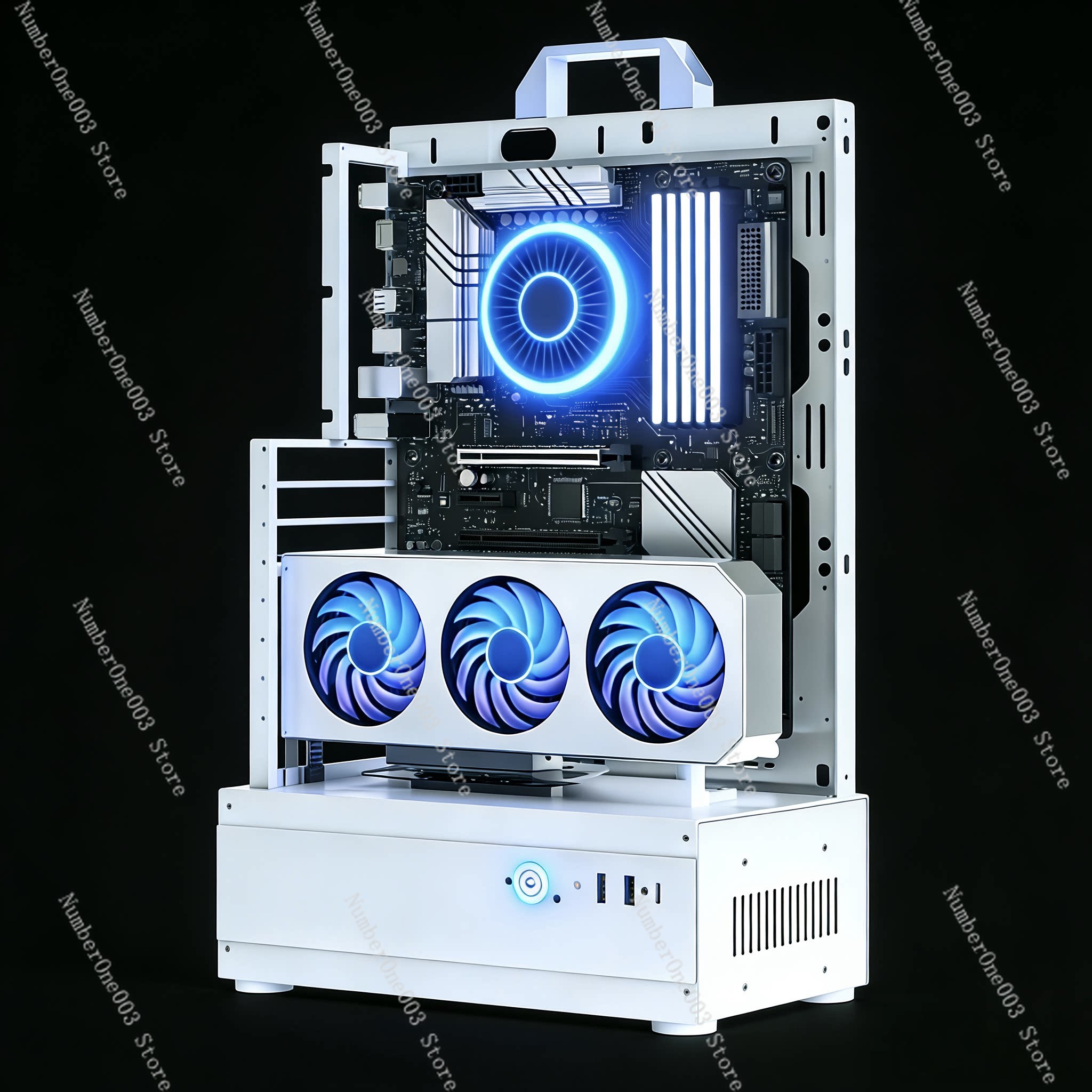 オープンシャーシ 240/360 水冷/空冷ラック グラフィ - Pc Water Cooling のレビューと価格