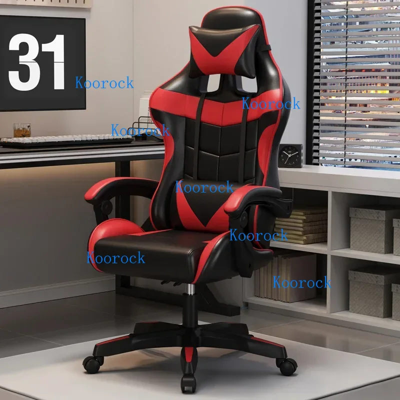 プロ仕様のPC用ゲーミングチェア、調節可能なヘッドレストとラ - Pc Gaming Cafe のレビューと価格