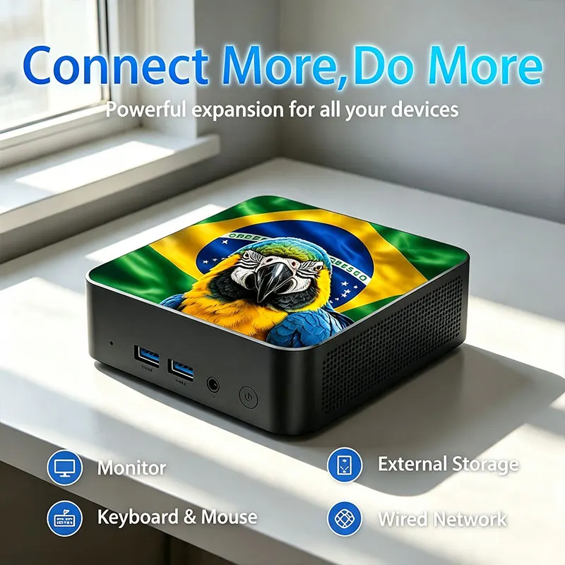 新入荷 メキシコ ブラジル国旗柄 パワフルなポータブルミニゲ - Pc Gaming I3 のレビューと価格