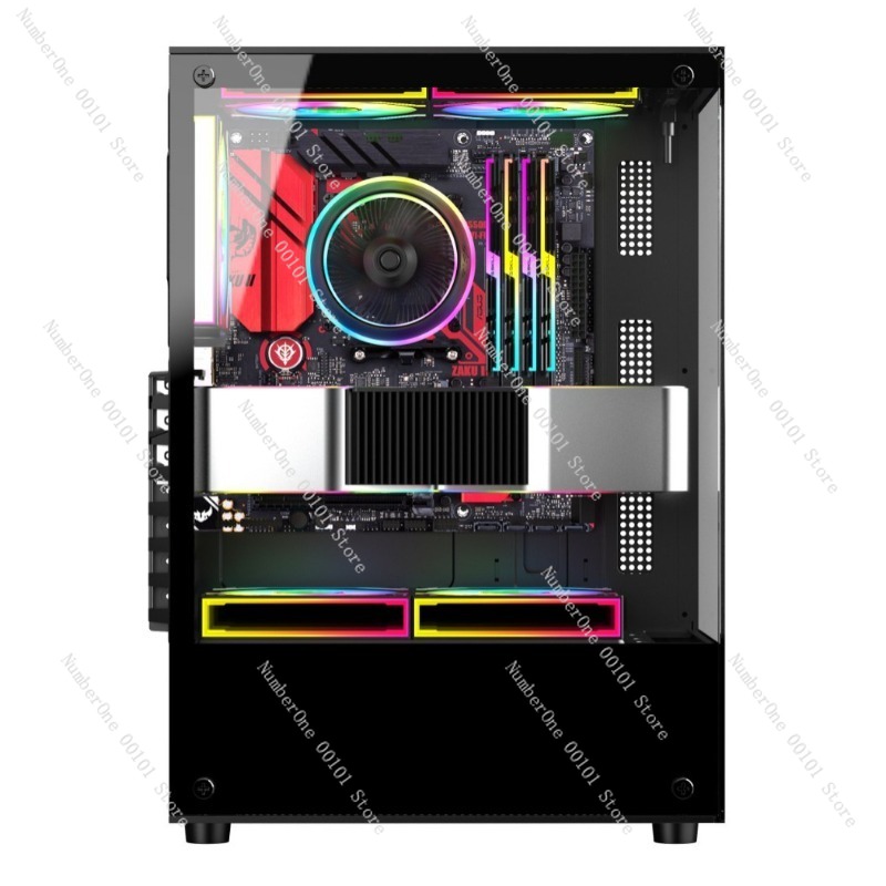 強化ガラス完全透明オーシャンビューコンピューターケース、デス - Pc Gaming Cafe のレビューと価格