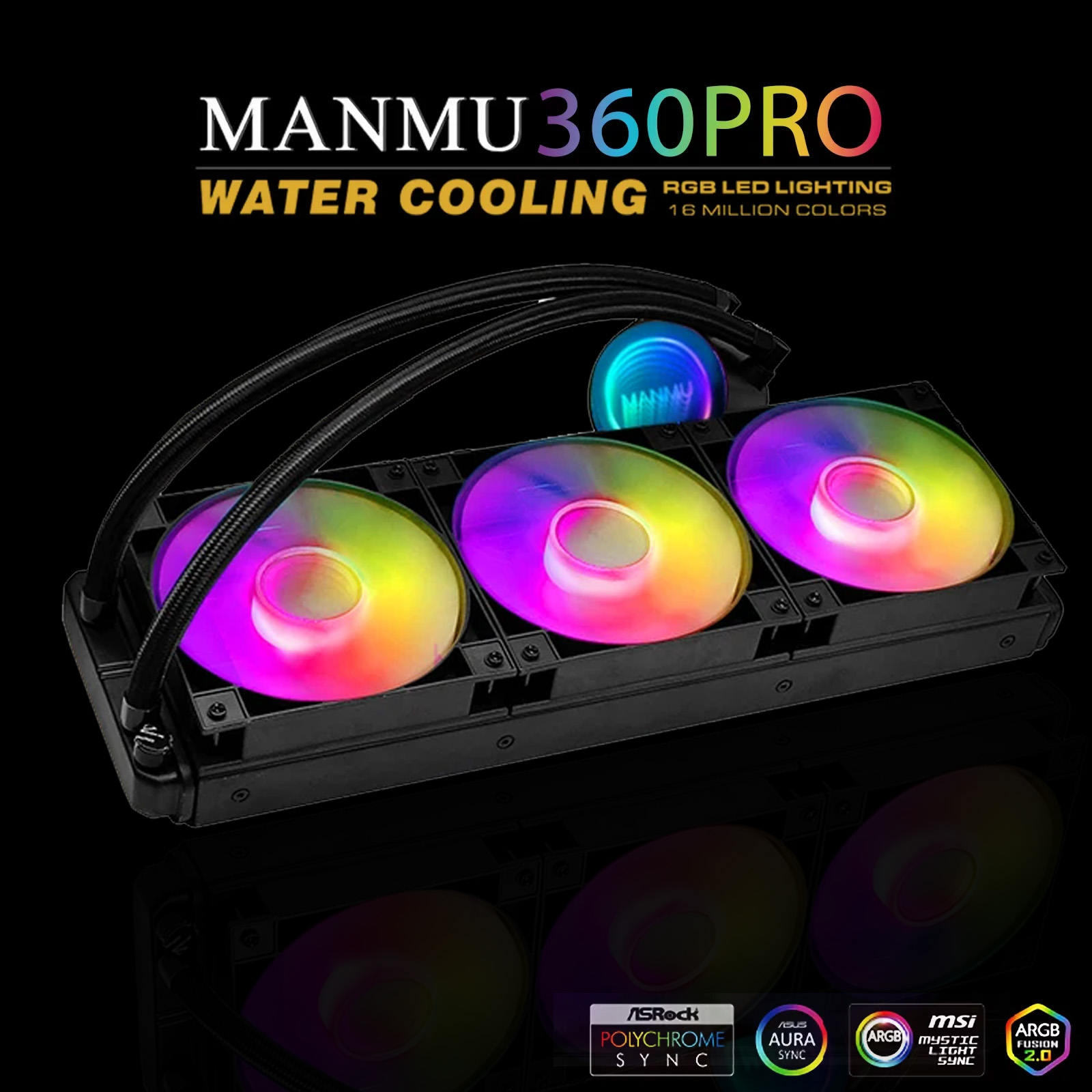 MANMU 360mm CPU水冷クーラー AM4 CPU水 - Pc Water Cooling のレビューと価格